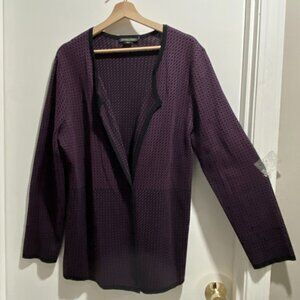 Pendleton Woolen Mills Fine Cotton Knit Goth Preppy Academia Office Cardigan XL